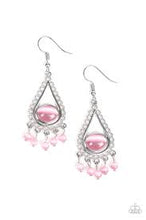 Load image into Gallery viewer, Give Me The Glow-Down Pink Earrings