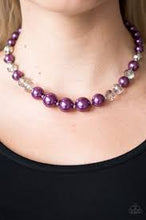Load image into Gallery viewer, Glam Straight Purple Necklace - Angie's $5.00 Bling