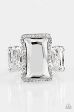 Load image into Gallery viewer, Glamor Icon White Ring - Angie&#39;s $5.00 Bling