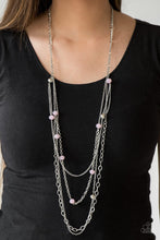 Load image into Gallery viewer, Glamour Grotto Pink Necklace