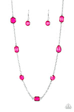 Load image into Gallery viewer, Glassy Glamorous Pink Necklace