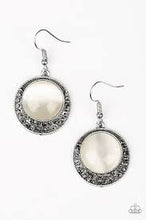 Load image into Gallery viewer, Gleam Away White Earrings