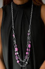 Load image into Gallery viewer, Gleam Weaver Purple Necklace - Angie&#39;s $5.00 Bling