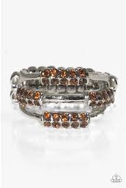 Glitter-topia Brown Skinny Band Ring