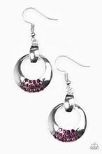 Load image into Gallery viewer, Glitter and Glam Purple Earrings