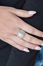Load image into Gallery viewer, Glittering Go-Getter White Ring - Angie&#39;s $5.00 Bling