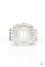 Load image into Gallery viewer, Glittering Go-Getter White Ring - Angie&#39;s $5.00 Bling