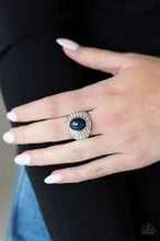 Load image into Gallery viewer, Glittering Go Getter Blue Ring - Angie&#39;s $5.00 Bling