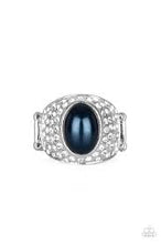 Load image into Gallery viewer, Glittering Go Getter Blue Ring - Angie&#39;s $5.00 Bling