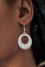 Load image into Gallery viewer, Glitter on Repeat White Earrings