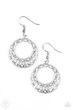 Load image into Gallery viewer, Glitter on Repeat White Earrings