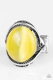 Glow But Sure Yellow Ring - Angie's $5.00 Bling