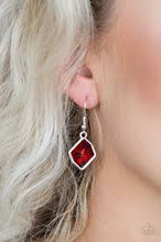 Load image into Gallery viewer, Glow It Up Red Earrings