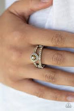 Load image into Gallery viewer, Glow Me Away Brown Skinny Band Ring