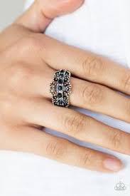 Glow Your Mind Blue Skinny Band Ring