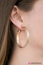 Load image into Gallery viewer, Glow and Behold Gold Hoops