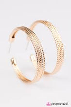 Load image into Gallery viewer, Glow and Behold Gold Hoops