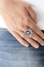 Load image into Gallery viewer, Glowing Gardens Orange Ring - Angie&#39;s $5.00 Bling