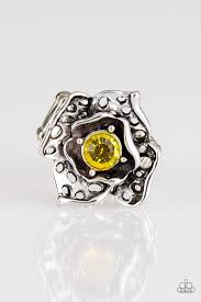 Glowing Gardens Yellow Ring - Angie's $5.00 Bling