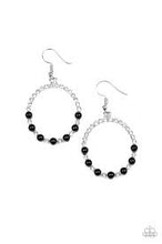 Load image into Gallery viewer, Glowing Grandeur Black Earrings