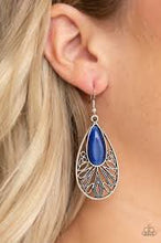 Load image into Gallery viewer, Glowing Tranquility Blue Earrings