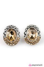 Load image into Gallery viewer, Go Go Glitter Brown Post Earrings