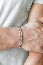 Load image into Gallery viewer, Goalpost Silver Men&#39;s Bracelet