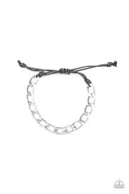 Goalpost Silver Men's Bracelet