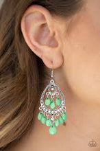 Load image into Gallery viewer, Gorgeously Genie Green Earrings