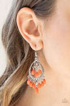 Load image into Gallery viewer, Gorgeously Genie Orange Earrings