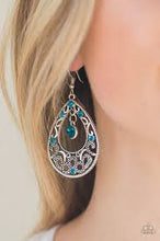 Load image into Gallery viewer, Gotta Get That Glow Blue Earrings