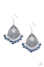 Load image into Gallery viewer, Gracefully Gatsby Blue Earrings