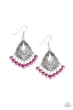 Load image into Gallery viewer, Gracefully Gatsby Purple Earrings