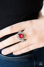 Load image into Gallery viewer, Grammy Grandeur Red Ring - Angie&#39;s $5.00 Bling