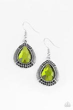 Load image into Gallery viewer, Grandmaster Shimmer Green Earrings
