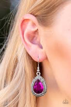 Load image into Gallery viewer, Grandmaster Shimmer Pink Gunmetal Earrings