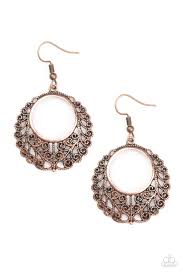Grapevine Glamorous Copper Earrings