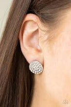 Load image into Gallery viewer, Greatest Of All Time White Post Earrings