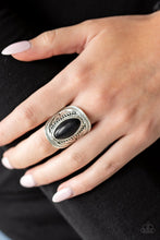 Load image into Gallery viewer, Ground Ruler Black Ring - Angie&#39;s $5.00 Bling