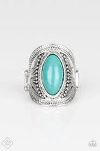 Load image into Gallery viewer, Ground Ruler Blue Ring - Angie&#39;s $5.00 Bling