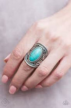 Load image into Gallery viewer, Ground Ruler Blue Ring - Angie&#39;s $5.00 Bling