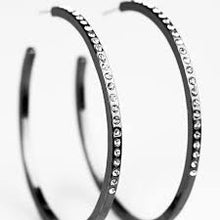Load image into Gallery viewer, Guest of Honor Black Hoops