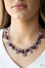 Load image into Gallery viewer, Guru Garden Purple Necklace - Angie&#39;s $5.00 Bling