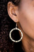 Load image into Gallery viewer, Hammer Time Gold Earrings