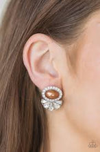 Load image into Gallery viewer, Happily Ever After Brown Post Earrings