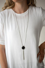 Load image into Gallery viewer, Happy as can Beam Black Necklace