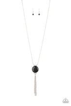 Load image into Gallery viewer, Happy as can Beam Black Necklace