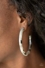 Load image into Gallery viewer, Haute Blooded White Acrylic Earrings