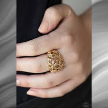Load image into Gallery viewer, Haute Havana Gold Skinny Band Ring