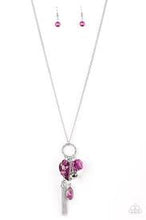 Load image into Gallery viewer, Haute Heartbreaker Purple Necklace - Angie&#39;s $5.00 Bling